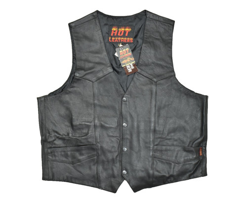 Hot leathers men size - hot, black