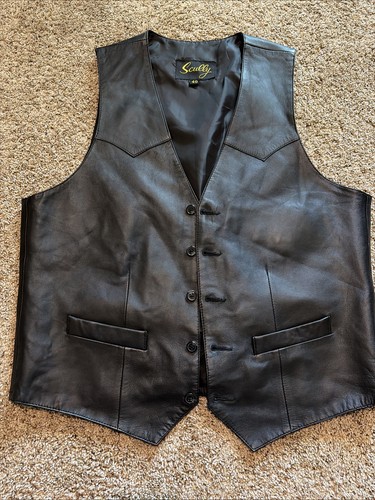 Vtg scully leather - scully, sz